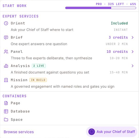 Analysis in the menu (2 live)
